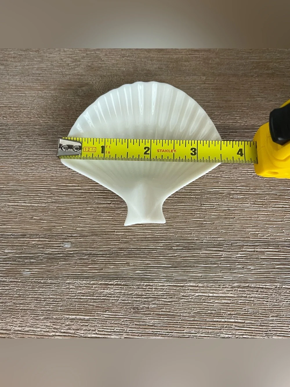 Vintage Set of 4 Lenox Nassau Ivory Seashell Dishes Mini 3.5” Coastal Trinket